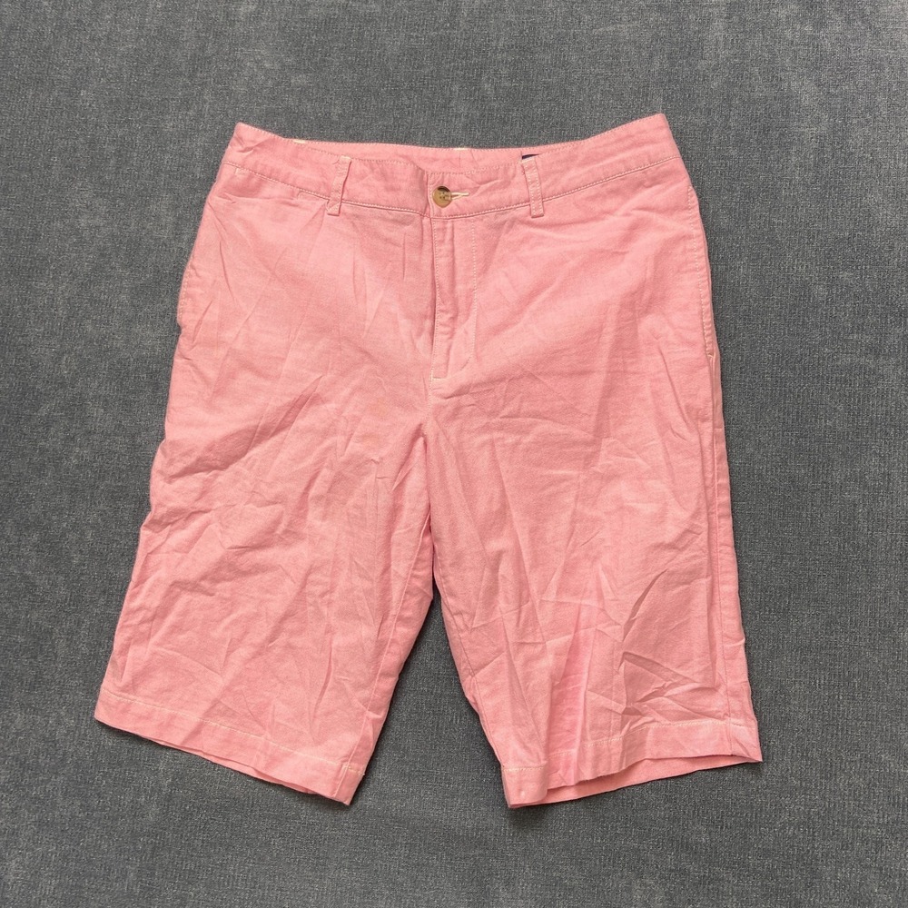 Polo Ralph Lauren Chino Shorts Boy 16 Pink Flat Front Casual 9.5" Inseam Pockets